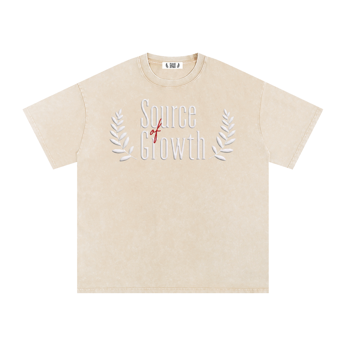 Snow Washed Oversized Tee — Faded, Not Forgotten