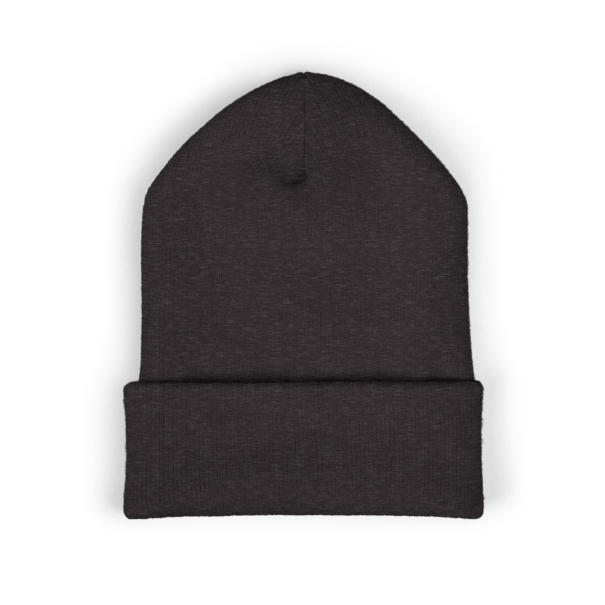 Embroidered 'Source Growth' Cuffed Beanie — Minimal Laurel Knit Cap