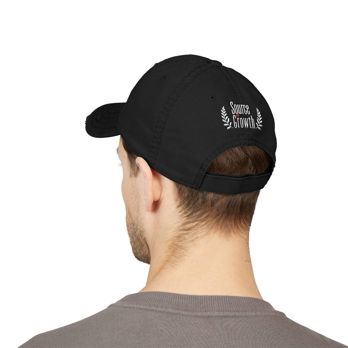 Distressed Dad Hat — Earned, Not Given