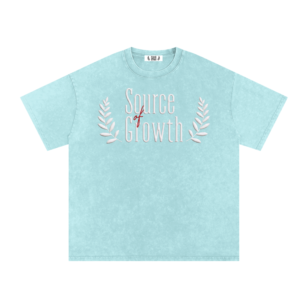 Snow Washed Oversized Tee — Faded, Not Forgotten