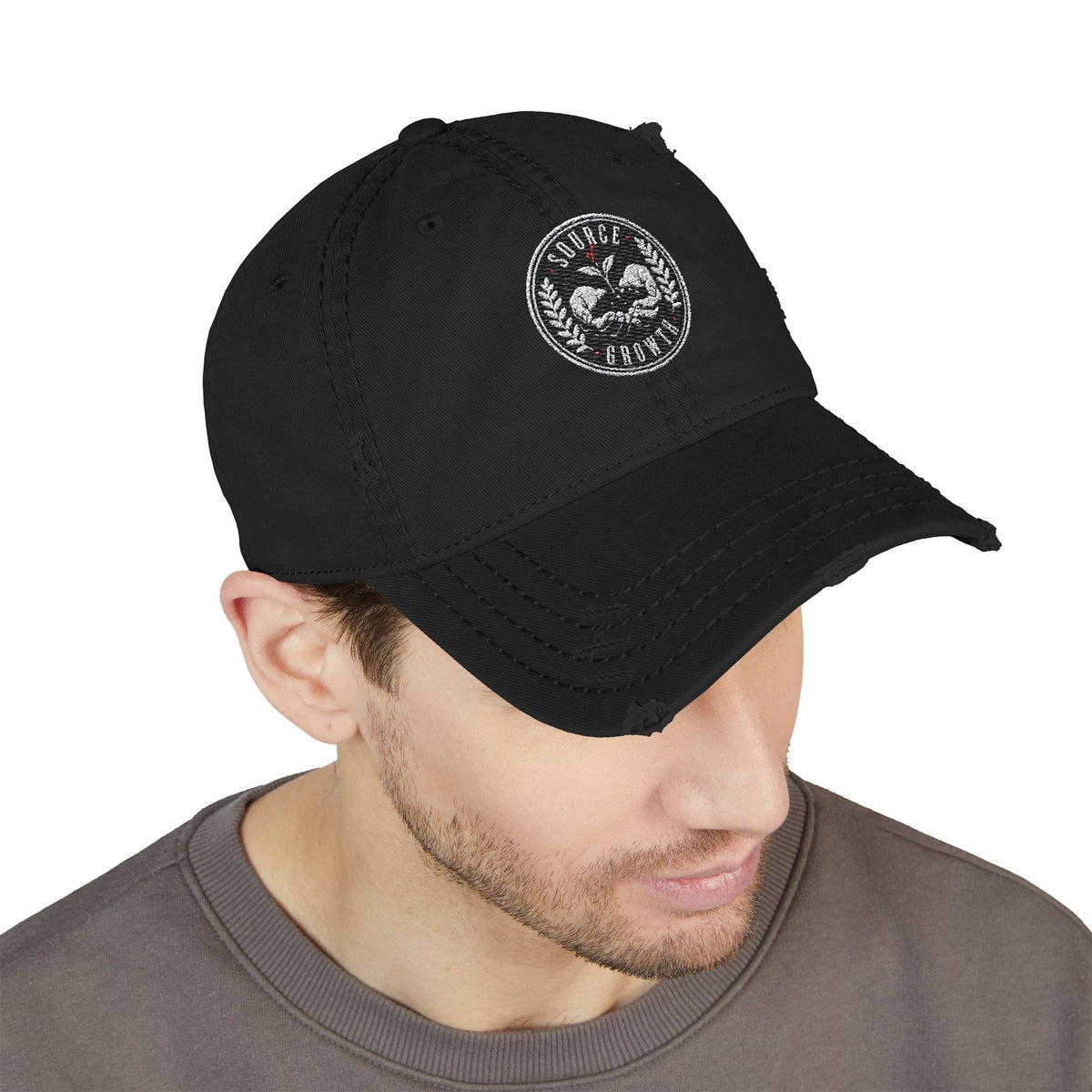 Distressed Dad Hat — Earned, Not Given