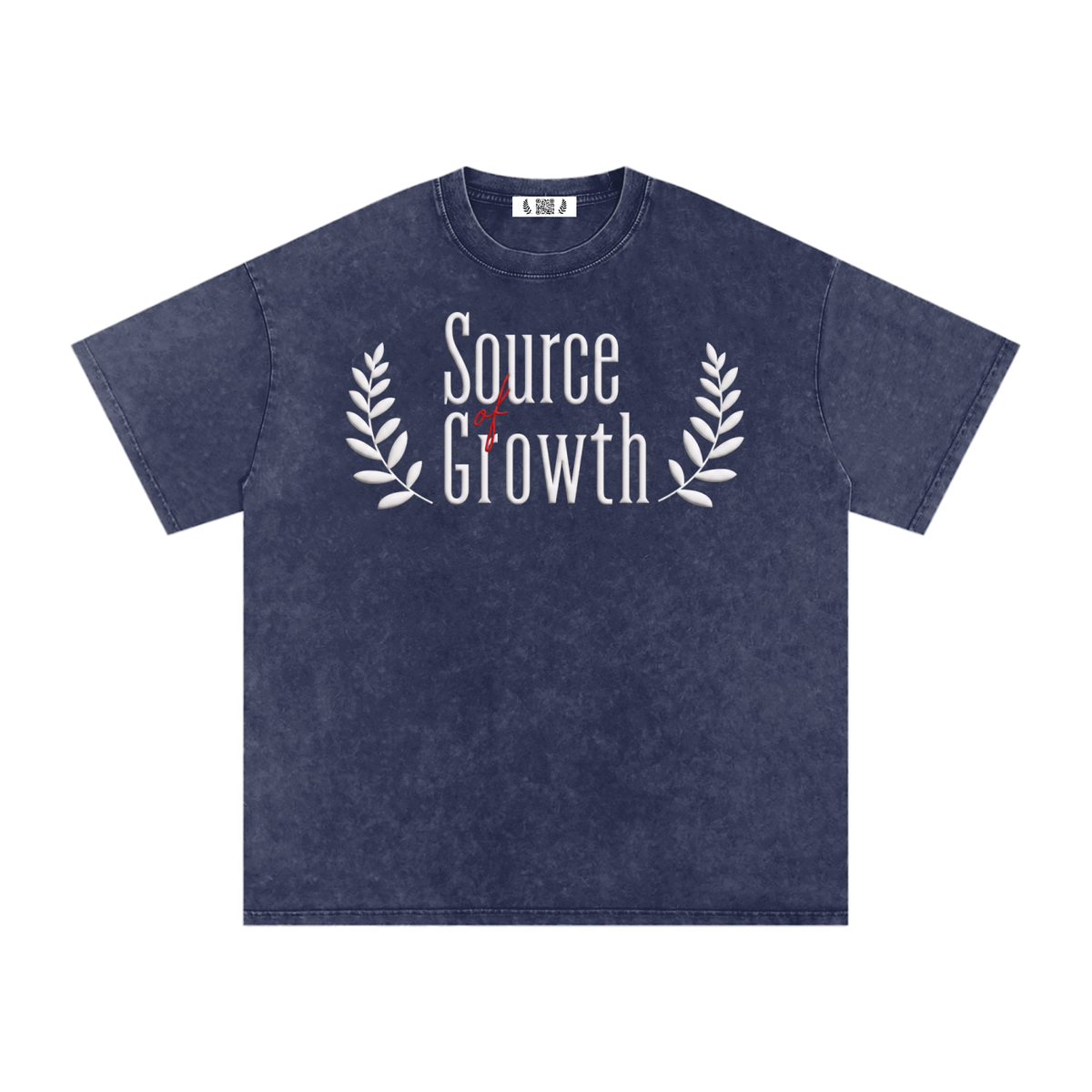 Snow Washed Oversized Tee — Faded, Not Forgotten