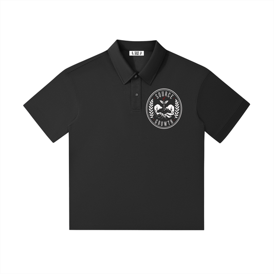 Drop Shoulder Polo — Effortless Edge