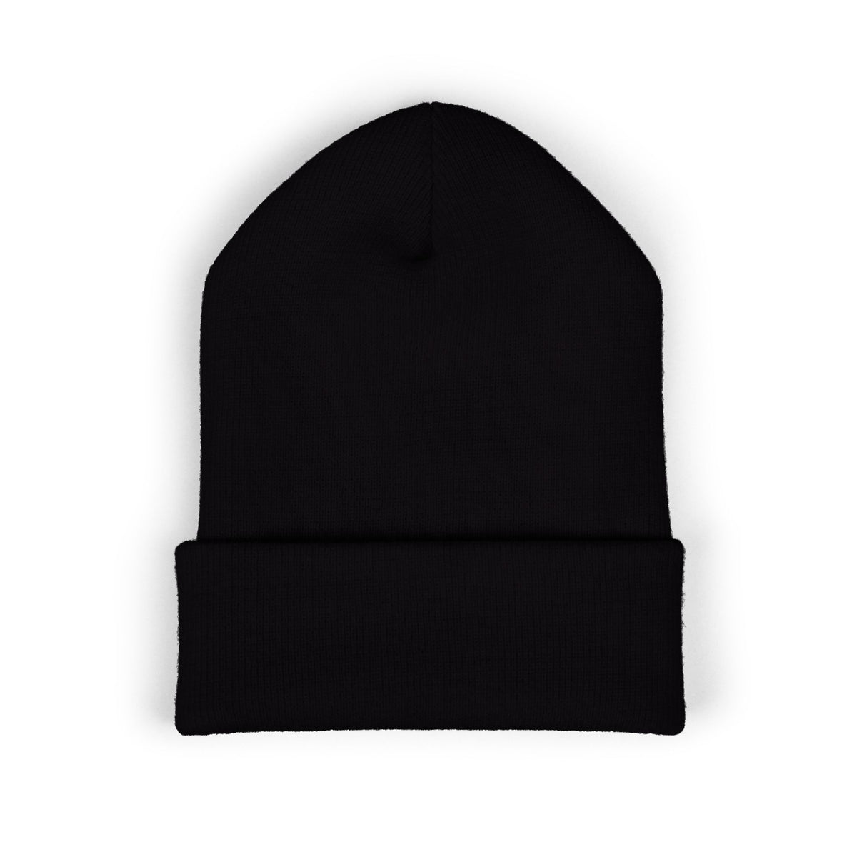 Embroidered 'Source Growth' Cuffed Beanie — Minimal Laurel Knit Cap