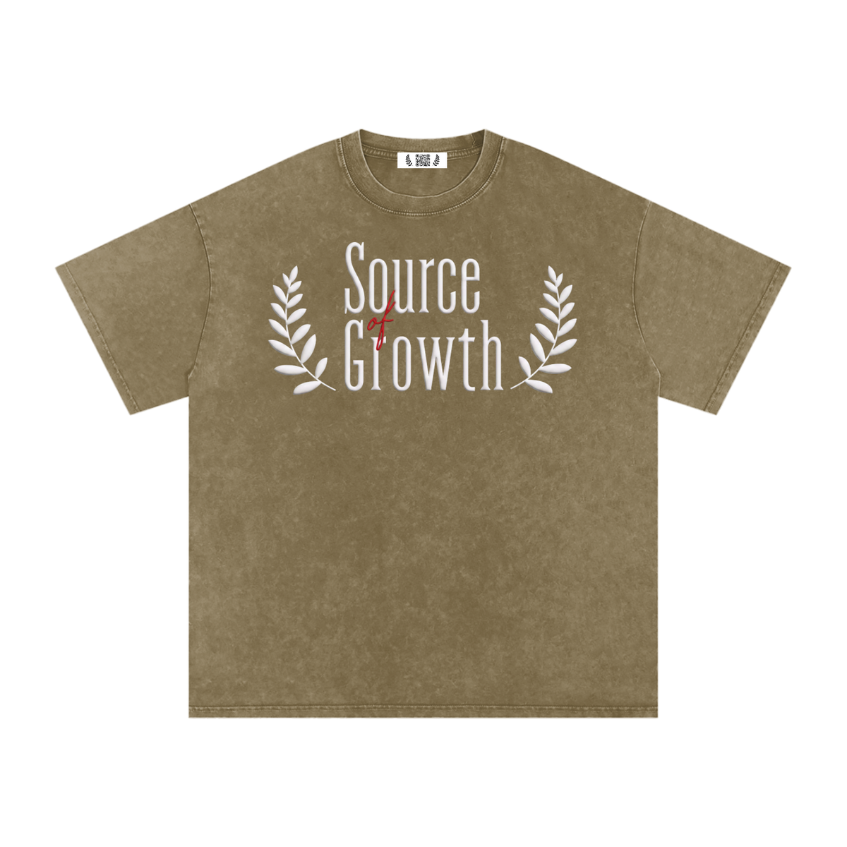Snow Washed Oversized Tee — Faded, Not Forgotten