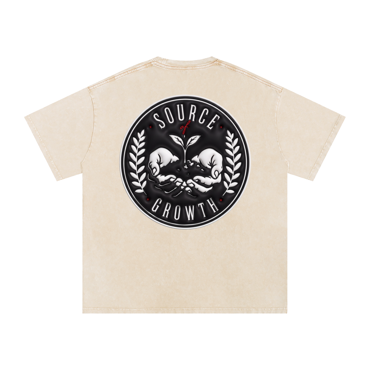 Snow Washed Oversized Tee — Faded, Not Forgotten