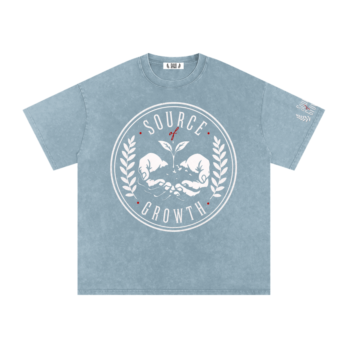 Snow Washed Oversized Tee — Worn-In Wisdom