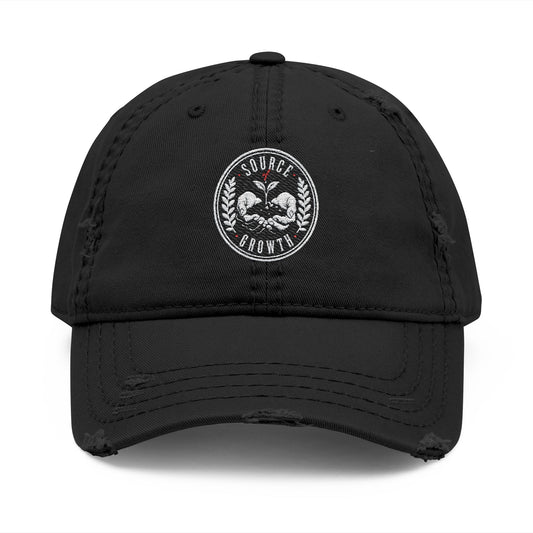Distressed Dad Hat — Earned, Not Given