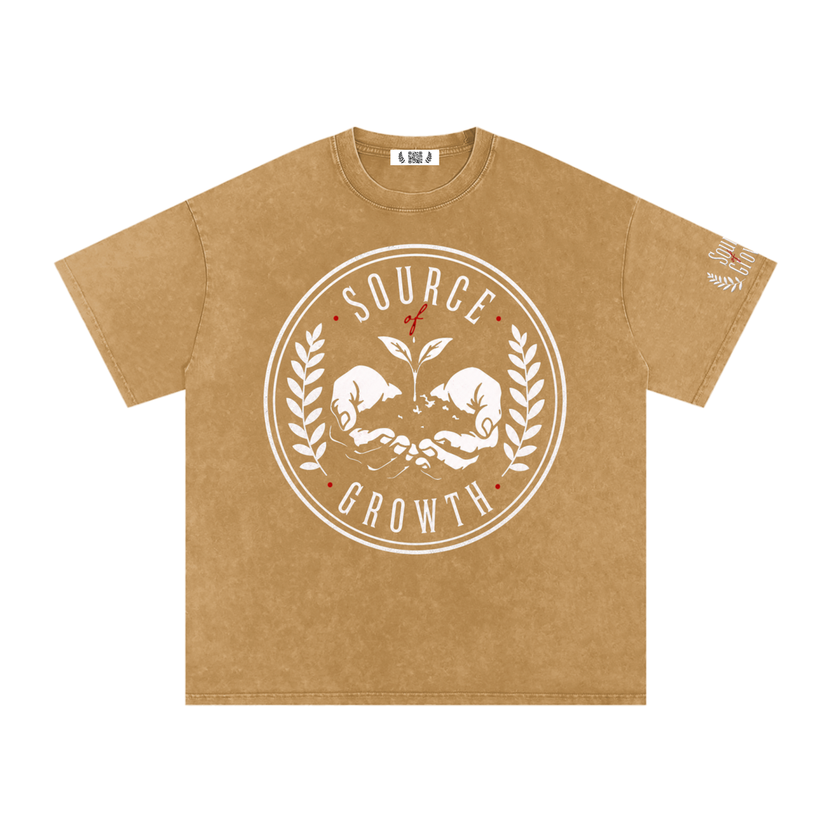 Snow Washed Oversized Tee — Worn-In Wisdom