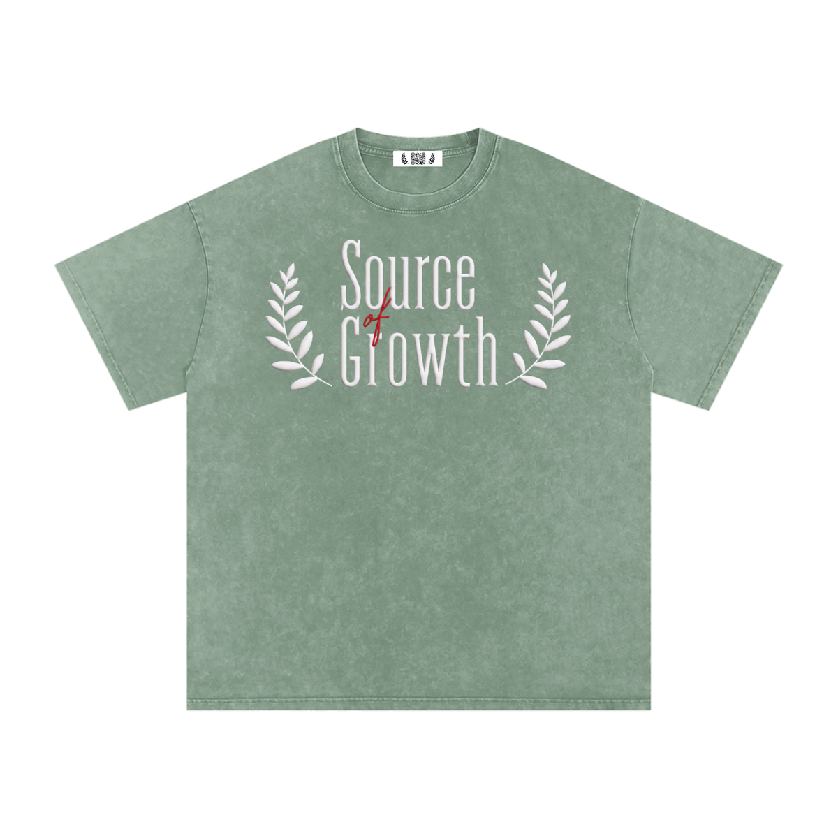 Snow Washed Oversized Tee — Faded, Not Forgotten