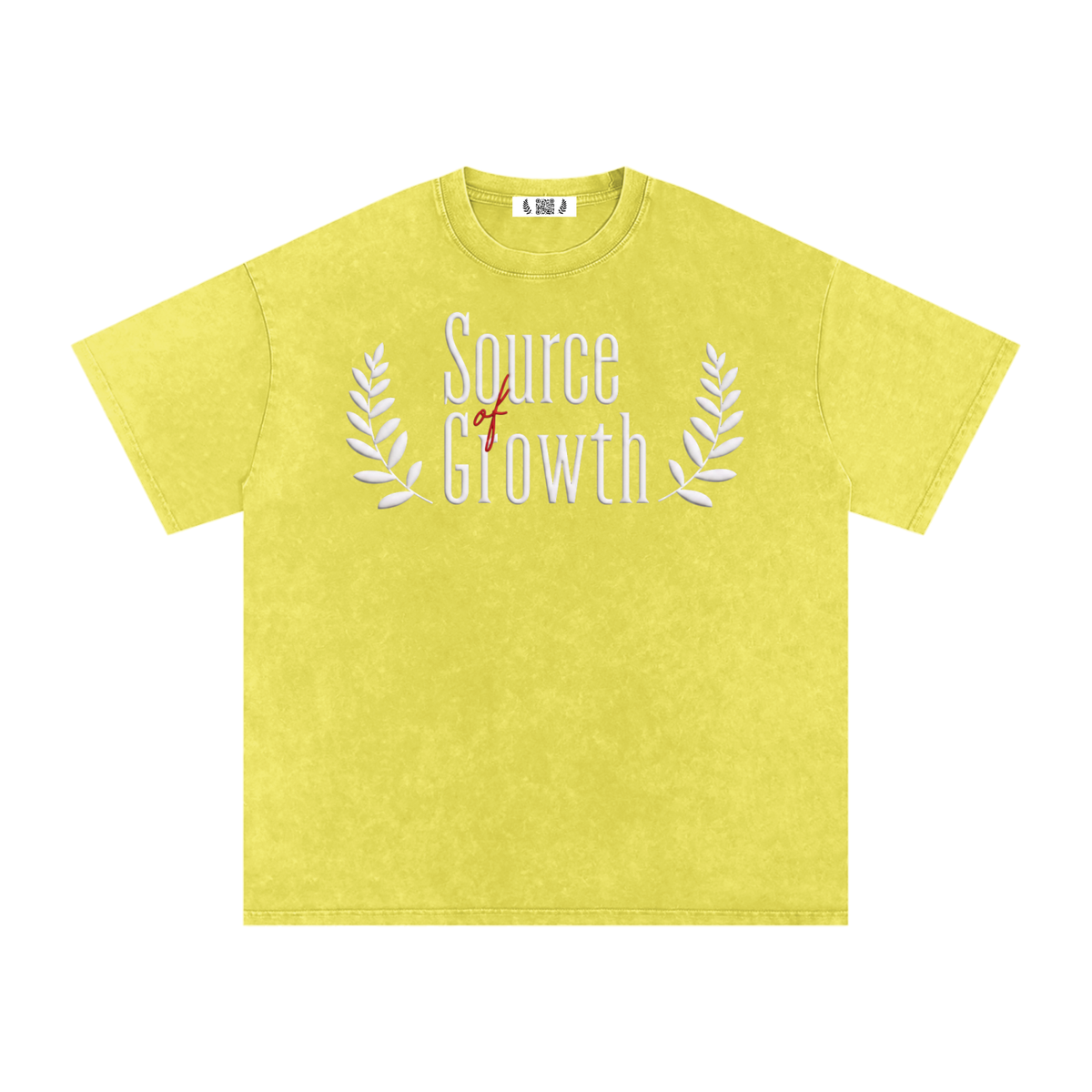 Snow Washed Oversized Tee — Faded, Not Forgotten
