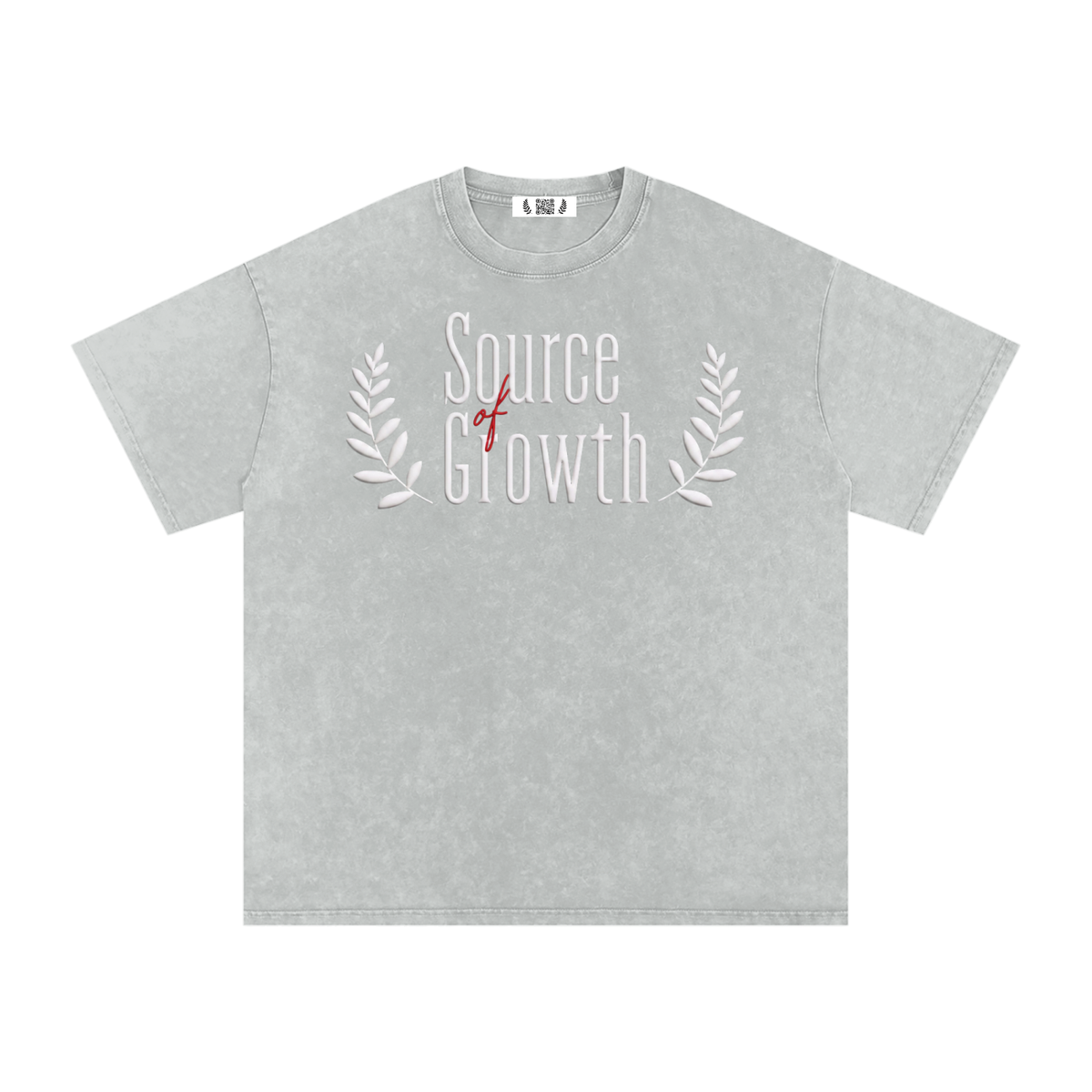 Snow Washed Oversized Tee — Faded, Not Forgotten