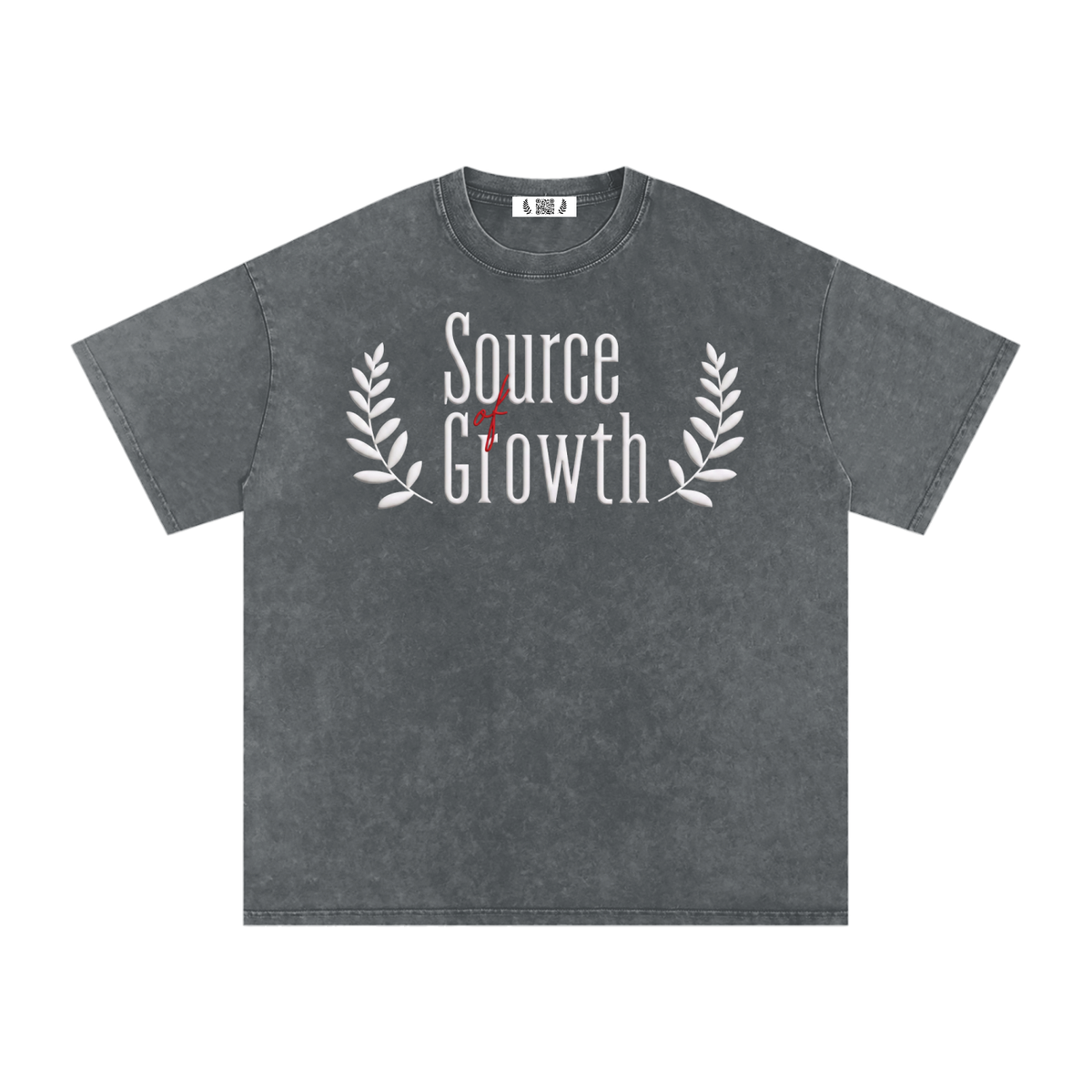 Snow Washed Oversized Tee — Faded, Not Forgotten