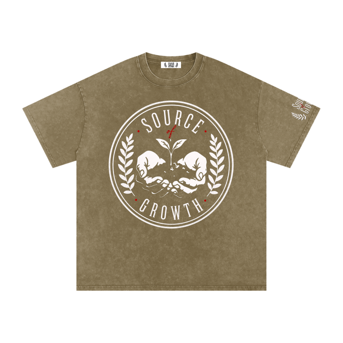 Snow Washed Oversized Tee — Worn-In Wisdom